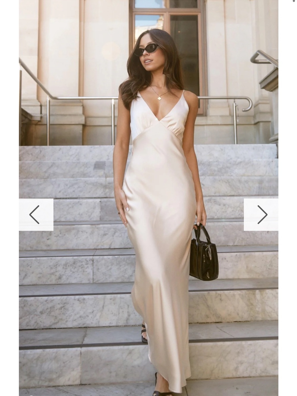 Ziah Maxi Dress - Champagne